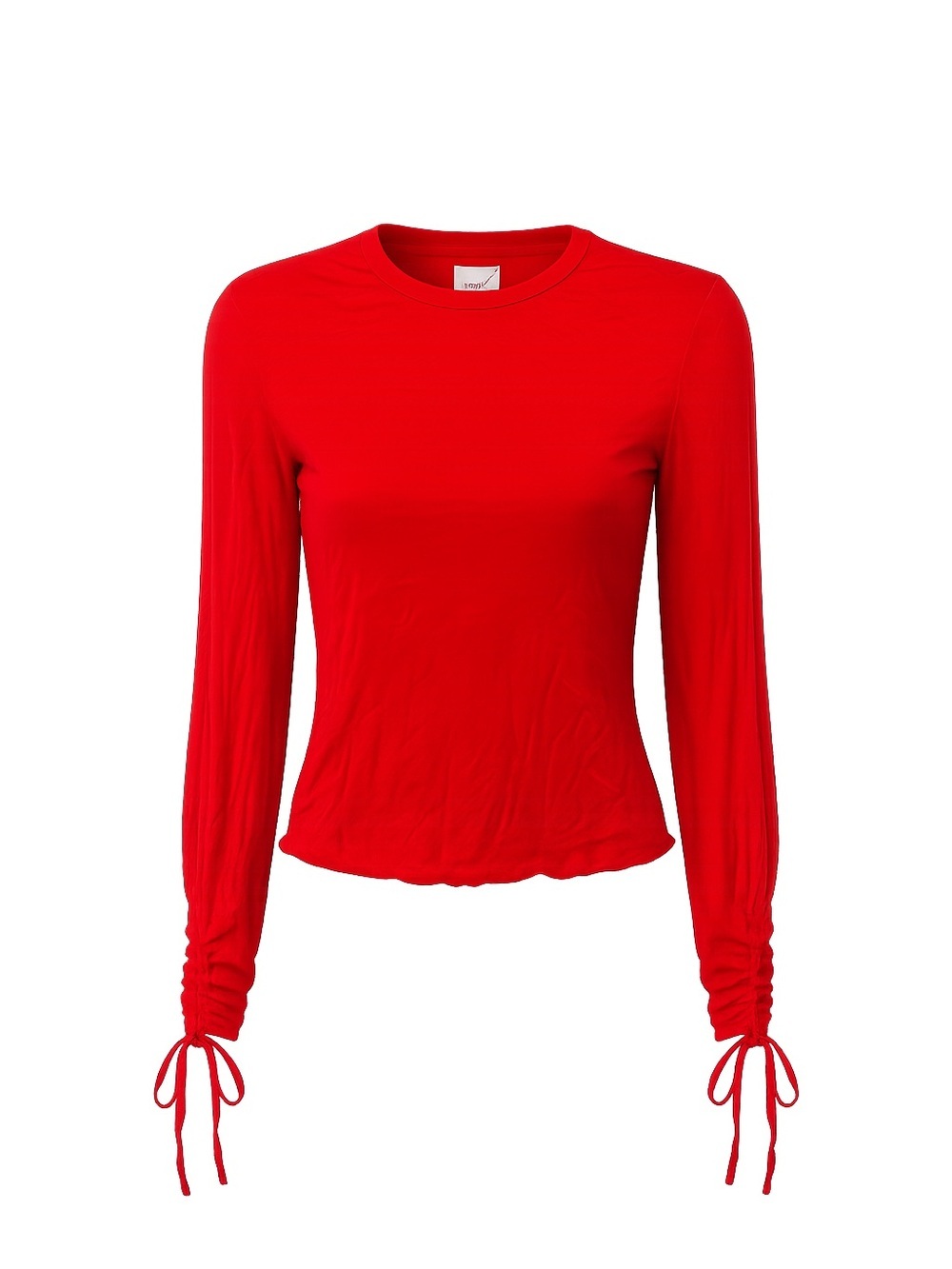 Merci red long sleeve top, small